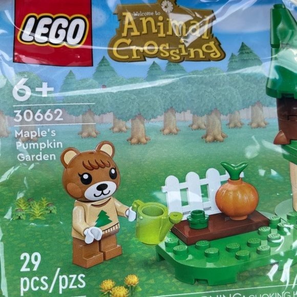 Animal Crossing 30662 Maples Pumpkin Garden LEGO Polybag Set Maple Minifigure - Picture 1 of 4